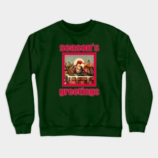 Season's Greetings Santa's Chimney Crewneck Sweatshirt